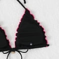 thumbnail image 4 of Glisme Black Bikini Sets For Women Two Piece Swimwear Top And High Waisted Bottoms Swimsuit For Beach Pool For Swimming Pool, 4 of 6