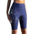 thumbnail image 3 of Attraco Womens High Waisted Swim Shorts Water Repellent 10" Long Board Swimming Shorts with Pockets, 3 of 8