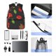 thumbnail image 4 of Disketp Tomatoes1 Mochila Ligera Clásica con Múltiples Bolsillos, Mochila Casual para Hombre y Mujer, Ideal para Escuela, Trabajo y Viajes, 4 of 6