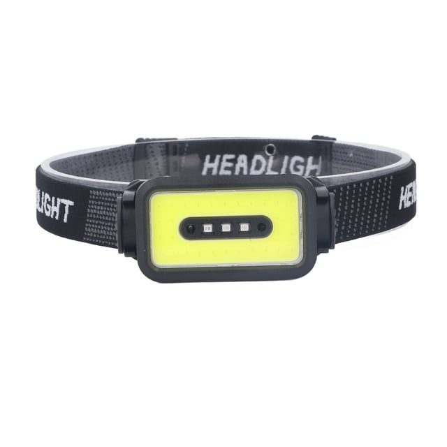 Linterna frontal K352 Bling Bling COB recargable por USB con fuente roja faro LED para exteriores senderismo correr Camping