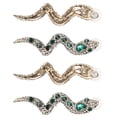 thumbnail image 4 of 4Pcs Serpent Boucles d'Oreilles Mode Métal Sauvage Dangle Styl, 4 of 12