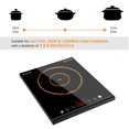 thumbnail image 6 of iSiLER 1800W Induction Cooktop Sensor Touch 18 Power 17 Temperature Setting with Timer, 6 of 9