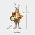 thumbnail image 3 of LYINGF Gentleman Decor with Pocket Watch, Cute Easter Resin Animal Ornament for Home, Tabletop Centerpiece, Shelf Decor,Office Decor, Living Room, Dining Room, Bedroom, Entryway, Welcome Sign, 3 of 6