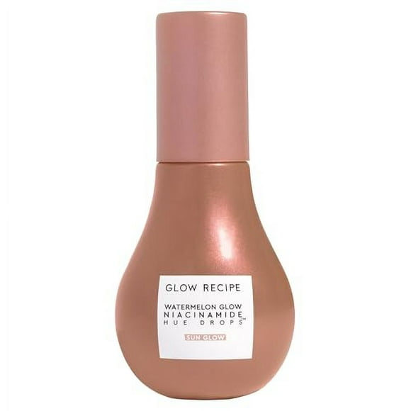 Glow Recipe Hue Drops Face Serum - Glow Bronzing Drops + Tinted Serum to Brighten & Hydrate - Skincare Makeup Primer & H