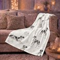 thumbnail image 6 of Great Dane Dog Autumn Leaves Pattern, Peaceful Pet Portrait Pattern, Warm Flannel Blanket for Living Room and Bedroom, Dog Lovers Thanksgiving Gift, Pet Lover Home Decor, 6 of 9