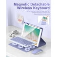 thumbnail image 4 of Funda con Teclado ABEIFAN para iPad 9.7" 6ta/5ta Generación Morada, 4 of 8