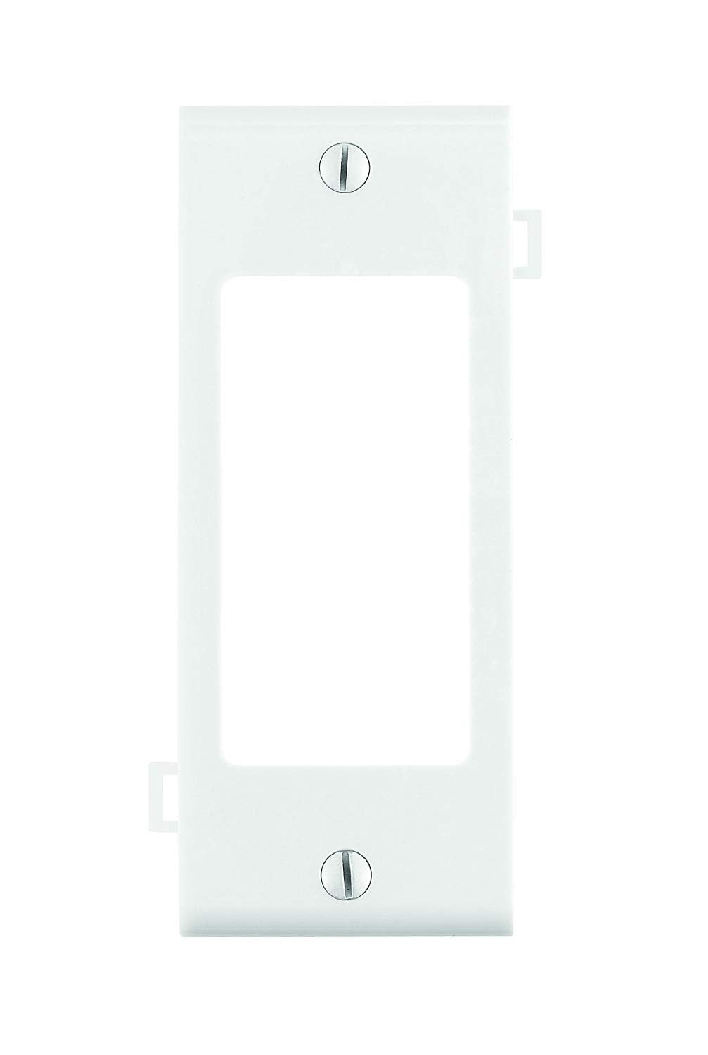 P&S White Jumbo 1G Decorator GFCI GFI Plastic Wallplate Thermoset Cover SPO26-W 