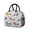 Dachshund Sweater and, variant on Dog Paw Print and Bone Black Insulated Leakproof Lunch Box for Work, Lunch Bag for Women Men, Loncheras Para Mujer for Beach Travel Picnic Camping
