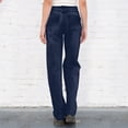 thumbnail image 5 of Sngxgn Women's Jeans Stretchy Ripped Distressed Denim Pants(Dark Blue,L), 5 of 8