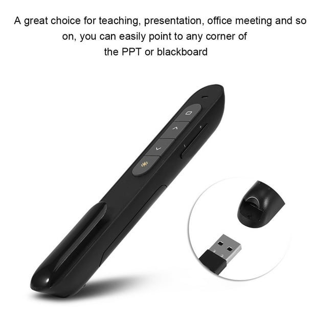 Pluma láser, 2.4G Control remoto inalámbrico Puntero láser Puntero láser Uso conveniente