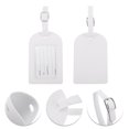 thumbnail image 3 of Unique Bargains 1 Pc Durable Luggage Tag for Travelling White Polyurethane, 3 of 5