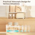 Expandable Shelf Organizer, Storage Rack Shelf Riser for