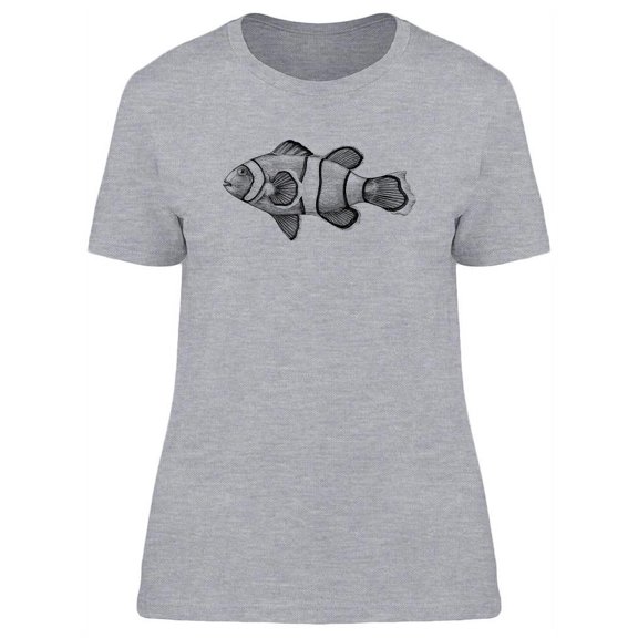 Clownfish Vintage Design T-Shirt Women -Image by Shutterstock, Female Medium