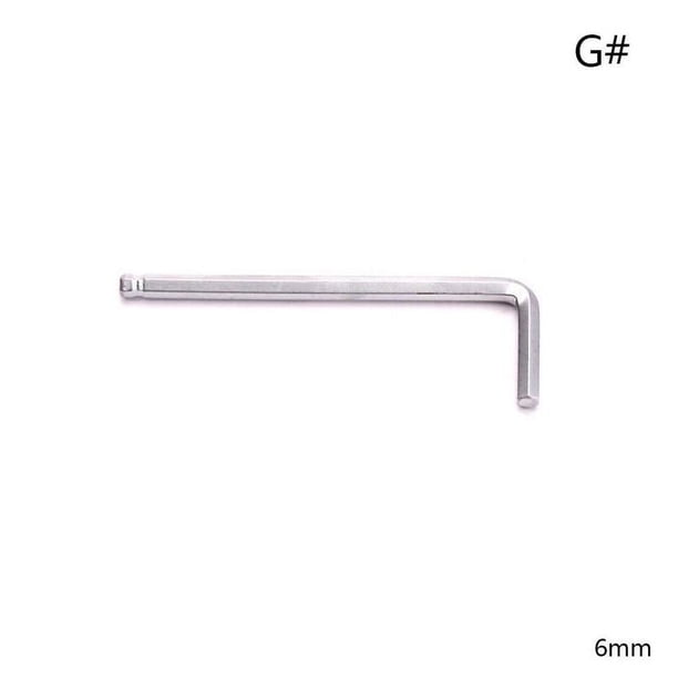 Wartleves Llave hexagonal métrica de brazo largo con punta esférica y diseño en caliente Lote L4