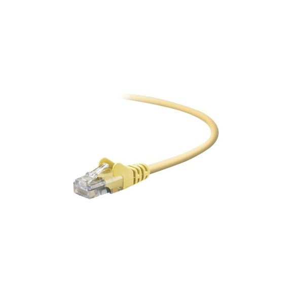 Belkin A3L980-25-YLW-S 25 ft. Cat 6 Yellow UTP Patch Cable