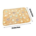 thumbnail image 2 of Pet Blanket for Dogs And Cats, Hwkond Pet Blankets Under $5 Flannel Blanket, Pet Sleeping Mat Four Seasons General Small And Medium-sized Pet Sleeping Mat,Coffee,76x52cm, 2 of 7