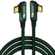 thumbnail image 1 of Cargador Tipo C 2m VentDepot GoldDuo 2LL 1Pza 240W 5-A 90° Verde, 1 of 1