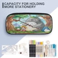 thumbnail image 4 of Totoro Big Capacity Pencil Case, Large Storage Pencil Pouch Pen Case Bag with Zipper, Pencil Case for Office Supplies, 4 of 8