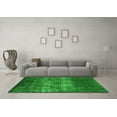 thumbnail image 3 of Ahgly Company Indoor Round Oriental Green Industrial Area Rugs, 3' Round, 3 of 4