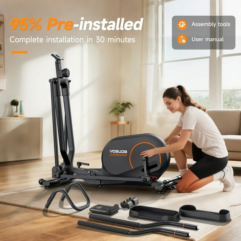 Exercise Equipment Folding Elliptical Trainer Hot Sale Indoor