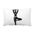 thumbnail image 1 of Yoga Girl Stand Keep Outline Throw Pillow Lumbar Insert Cushion Cover Home Decoration, 1 of 3