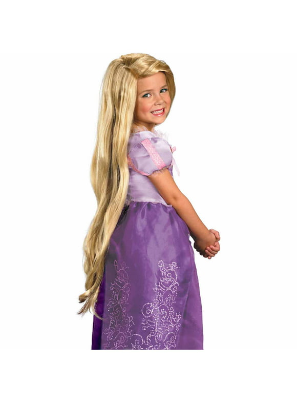 Disney Princess Beige Halloween Rapunzel Costume Wig, for Adult