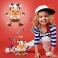 thumbnail image 4 of SSZMDLB under $5 Dancing Cow Toy, Dancing Cow Toy, Light Up Musical Toy with LED Lights, Interactive Sound Activated, Moves to Music, for Parties Celebrations, Childrens Entertainment, 4 of 9