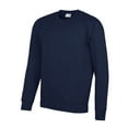 thumbnail image 1 of AWDis Academy Mens Crew Neck Raglan Sweatshirt, 1 of 2