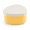 250ml yellow blended with white, variant on Silicone Lunch Box with Airtight Leak-Proof Lid, 6-Inch Portable Food Storage Container for Meal Prep and Fresh Keeping, Microwave and Dishwasher Safe Bento Box for Office