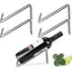 thumbnail image 2 of Creative Metal Red Wine Rack Single Wine Bottle Holder Rack Display For Home Living Room Wine Rack (silver), 2 of 5