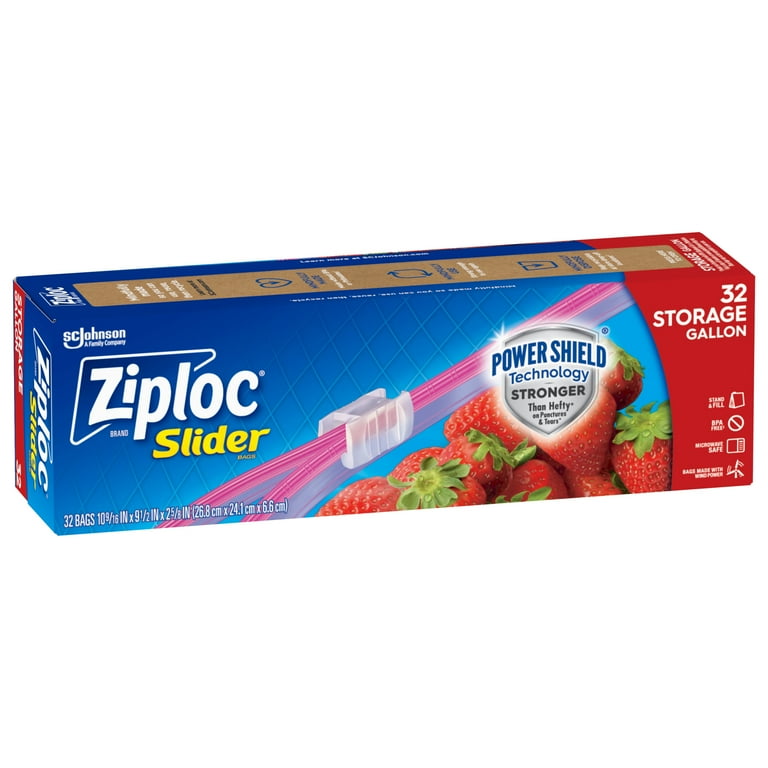 Freezer Bag Gallon Slider Storage Bags Enghek 56pc Larger Zip Lock