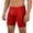 Red, variant on EYNMVR Soft Casual Boxer Briefs for Men 5" - Double Lined Underwear Moisture Wicking Breathable