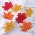 thumbnail image 3 of MLINS 500Pcs Artificial Cloth Maple Leaves Multicolor Autumn Fall Leaf for Art Scrapbooking Wedding Bedroom Wall Craft (Assorted Colors), 3 of 8