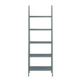 thumbnail image 2 of Linon Archdale Wood Open Back 72" Ladder Bookshelf with 5 Shelves in Gray, 2 of 14
