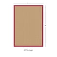 thumbnail image 5 of Linon Athena Sisal & Red 5x8 Area Rug, 5 of 5