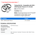 thumbnail image 2 of Timing Belt Kit - Compatible with 2003 - 2008 Hyundai Tiburon 2.7L V6 GAS - Gates, 2 of 2