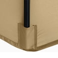 thumbnail image 6 of JIAN YA NA Replacement Outdoor Canopy Cover Patio Umbrella Parasol Top Cover (Khaki  & 2m 6 arm), 6 of 10