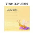 thumbnail image 3 of Colorful Insect - Pattern Sticky Notes (3.54×3.54 inches) 100-pack with105 Emoticon Stickers, Quickly Jotting Down Reminders, Leaving Temporary Messages, Easy To Write on, Great for Project Planning, 3 of 12