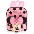 thumbnail image 2 of Mochila Disney Minnie Mouse - Conjunto: Mochila escolar 12 con orejas 3D y calcomanías (Suministros escolares), 2 of 3