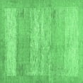 thumbnail image 1 of Ahgly Company Indoor Square Abstract Emerald Green Contemporary Area Rugs, 7' Square, 1 of 4