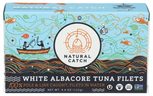 Natural Catch Albacore Tuna Fillets 4.4 oz (Pack of 12)