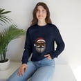 thumbnail image 7 of Black Santa Sleigh Unisex Heavy Blend™ Crewneck Sweatshirt, 7 of 7