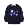 thumbnail image 2 of LONKITO Boys Long Sleeve Shirts Cotton Graphic Tees Crewneck Pullover Sweatshirts Kids Clothes Size 2-3 Years, 2 of 7