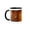 Black/White, variant on 3drose, Giant Kauri Tree, Awanui, North Island, New Zealand-au02 Dwa6602 - David Wall, 11oz Two-tone Red Mug