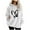 White, variant on Womens Fleece Hoodies Cute Heart Dog Claw Printed Sweatshirts Long Sleeve Sherpa Crewneck Velvet Hoodie Winter Warm Pullover Outwears with Pockets