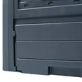 thumbnail image 5 of vidaXL Garden Composter Gray 23.6"x23.6"x28.7" 68.7 gal, 5 of 8