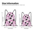 thumbnail image 2 of Lukts Pink Girl Halloween Pattern Drawstring Backpack Bag Sport Gym Sackpack,String Backpack Sport Bag Sack,Cinch Tote Gym Backpack-Small, 2 of 6