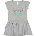 thumbnail image 3 of Inktastic Life is Better at the Cabin, Deer Antlers, Camping Girls Toddler Dress, 3 of 5
