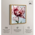 thumbnail image 2 of Doll Memories - Beautiful Reds Flower Canvas Print Fashion Art by Art Remedy, Gold Frame, 24 x 30, 2 of 6