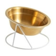 thumbnail image 4 of balikha Tilted Raised Cat Bowl Dog Water Dish Stable for Cat Pet Supplies Anti Vomiting with Stand Anti Slip Pet Bowl Snack Container with white base, 4 of 9
